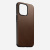 Чехол-накладка Nomad Modern Leather Case for iPhone 13 Pro MagSafe - Rustic Brown. Материал верха на